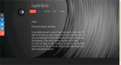 Desktop Screenshot of coquetterecords.com